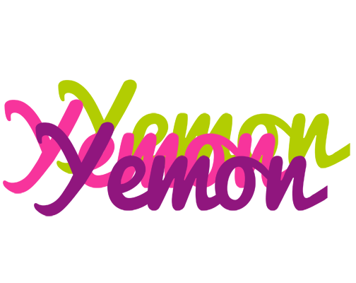 Yemon flowers logo