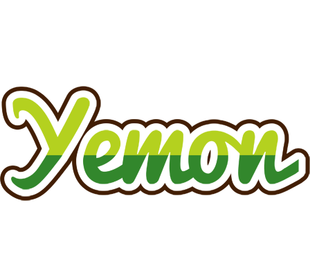 Yemon golfing logo