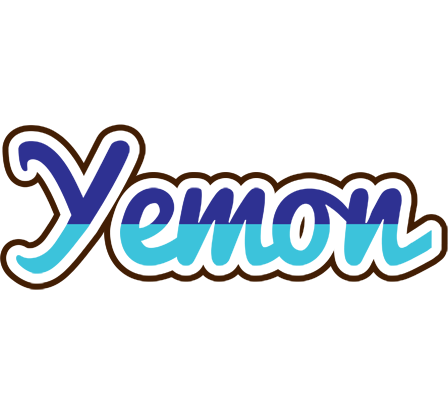 Yemon raining logo