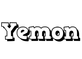 Yemon snowing logo