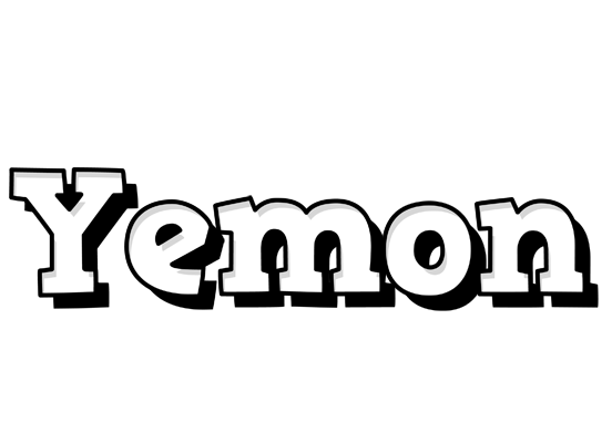 Yemon snowing logo