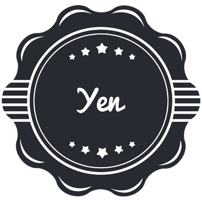 Yen badge logo