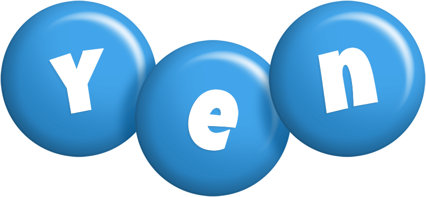 Yen candy-blue logo