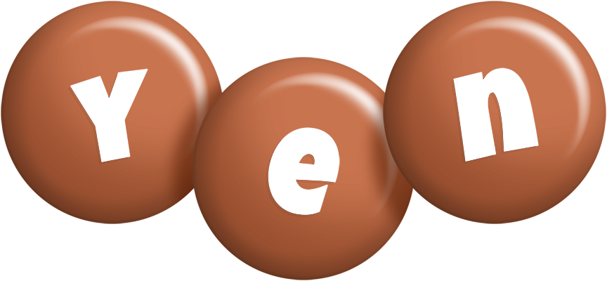 Yen candy-brown logo