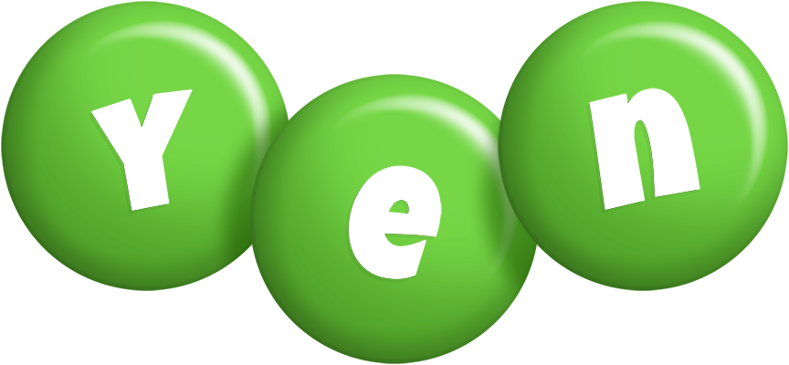 Yen candy-green logo
