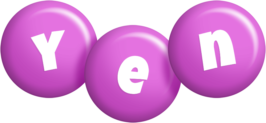 Yen candy-purple logo