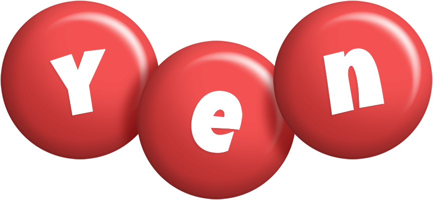 Yen candy-red logo