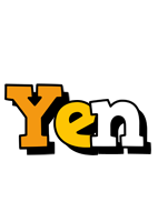 Yen cartoon logo