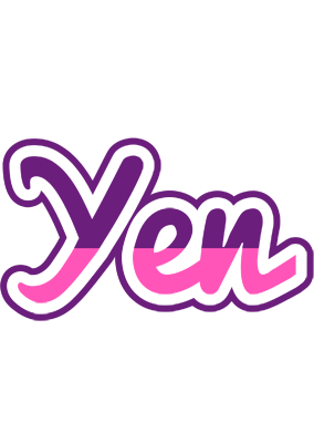 Yen cheerful logo