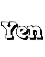 Yen snowing logo