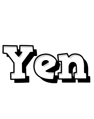 Yen snowing logo