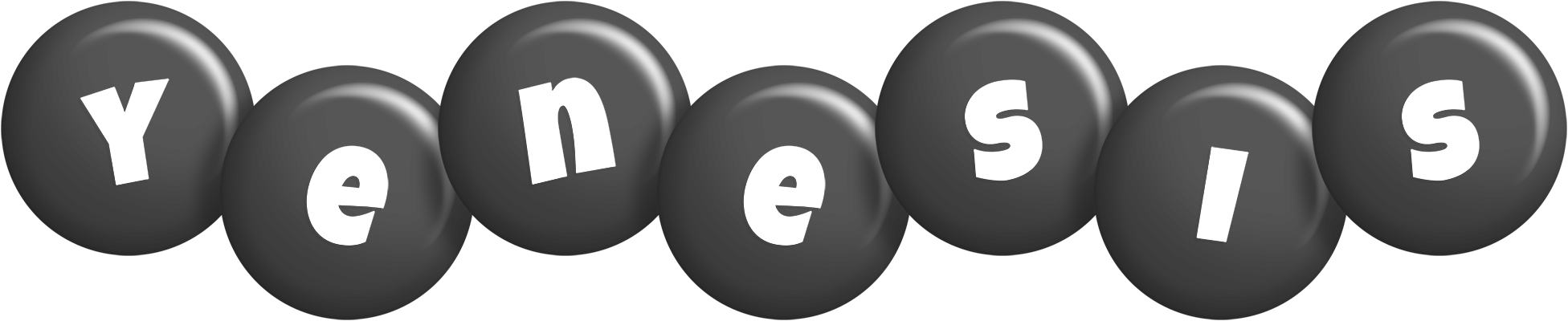 Yenesis candy-black logo