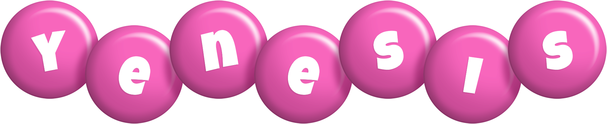 Yenesis candy-pink logo