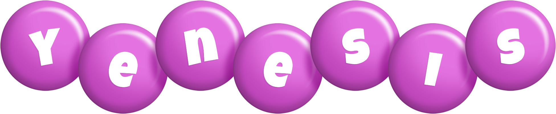 Yenesis candy-purple logo