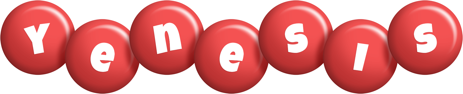 Yenesis candy-red logo