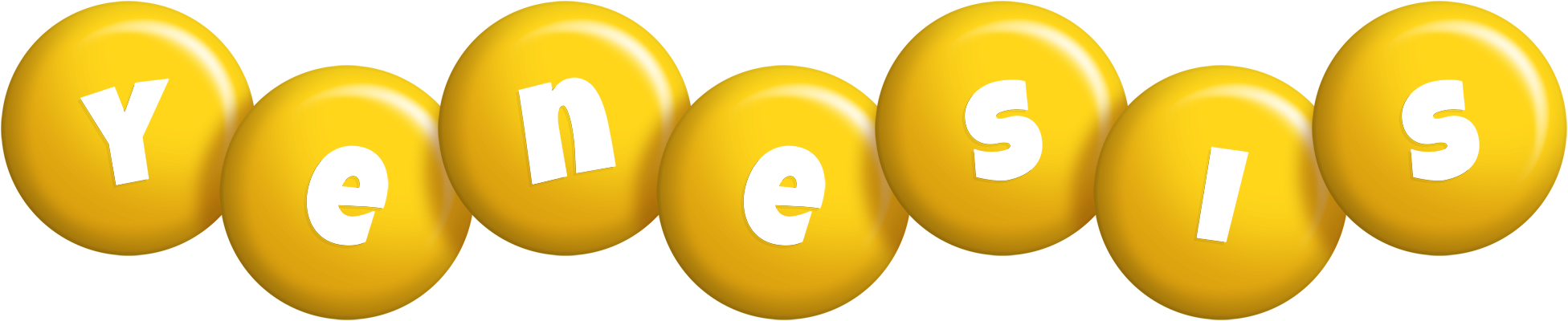 Yenesis candy-yellow logo
