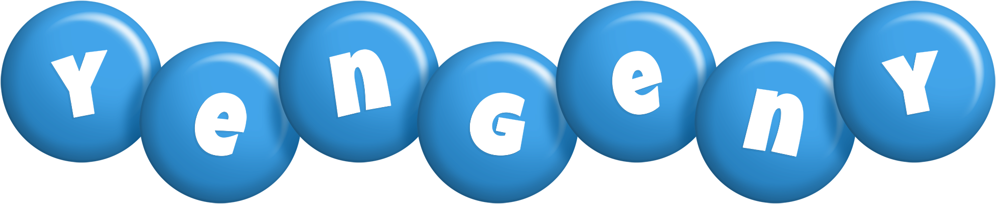 Yengeny candy-blue logo