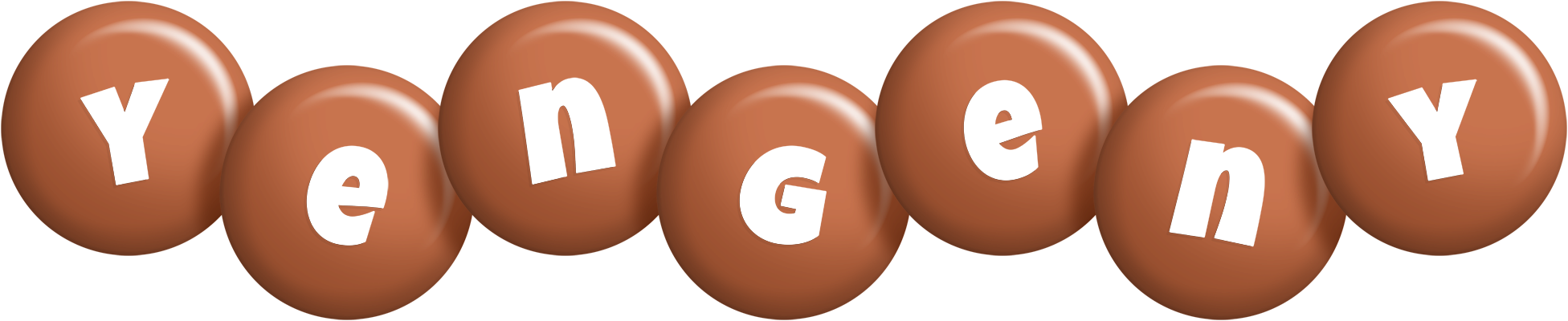Yengeny candy-brown logo