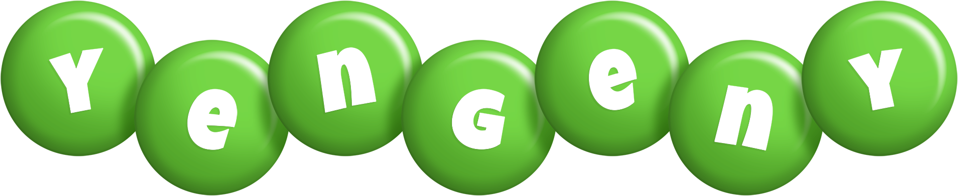 Yengeny candy-green logo