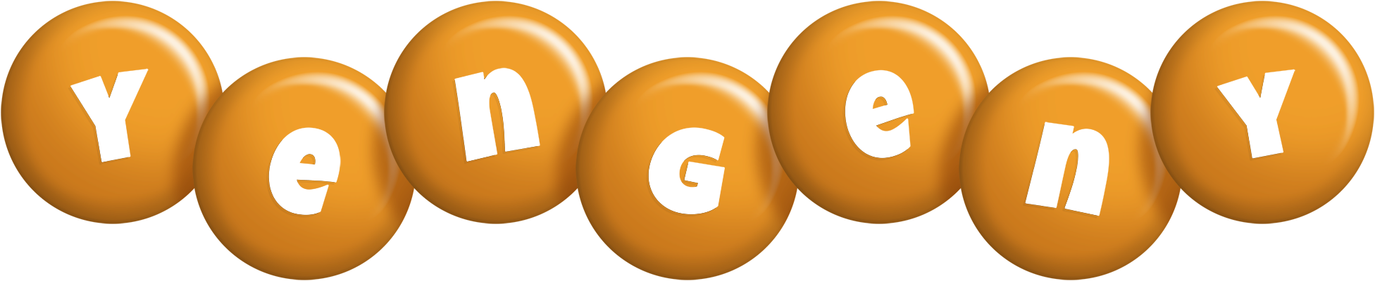 Yengeny candy-orange logo