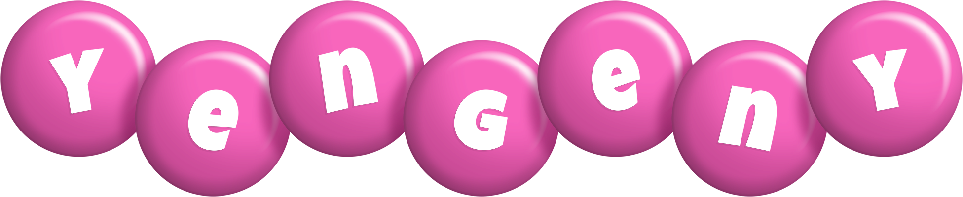 Yengeny candy-pink logo
