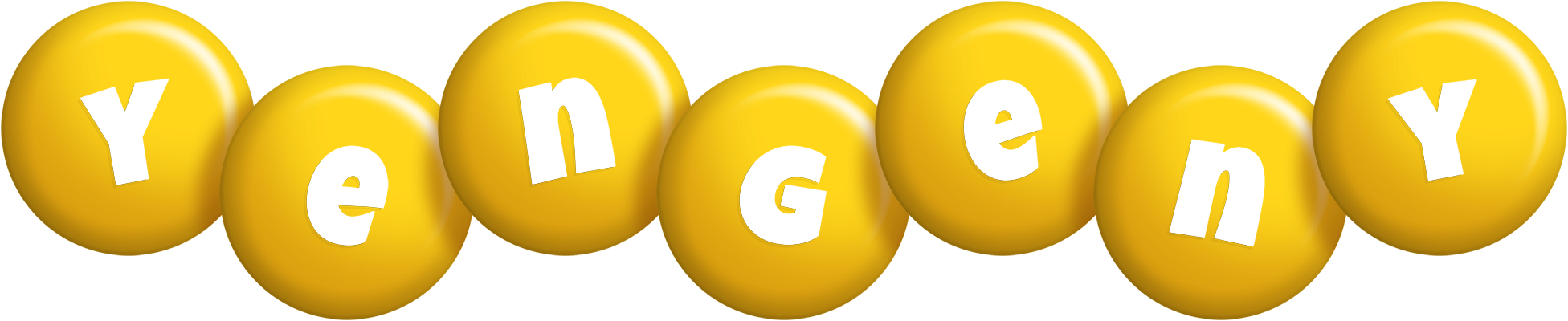 Yengeny candy-yellow logo