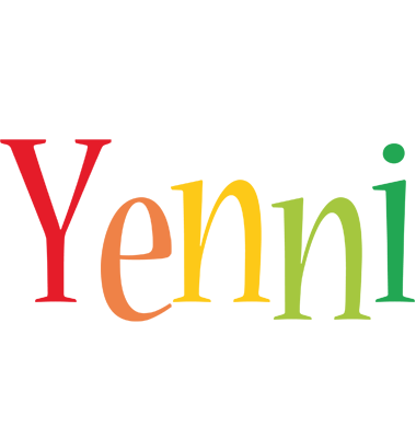 Yenni birthday logo
