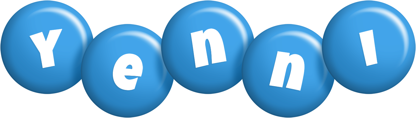 Yenni candy-blue logo