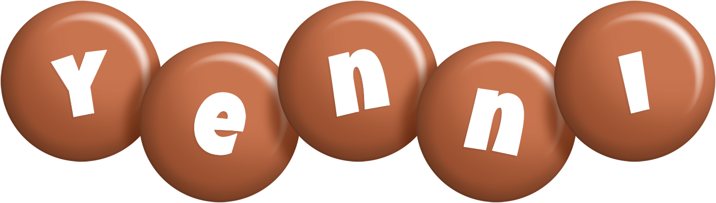 Yenni candy-brown logo