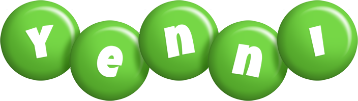 Yenni candy-green logo