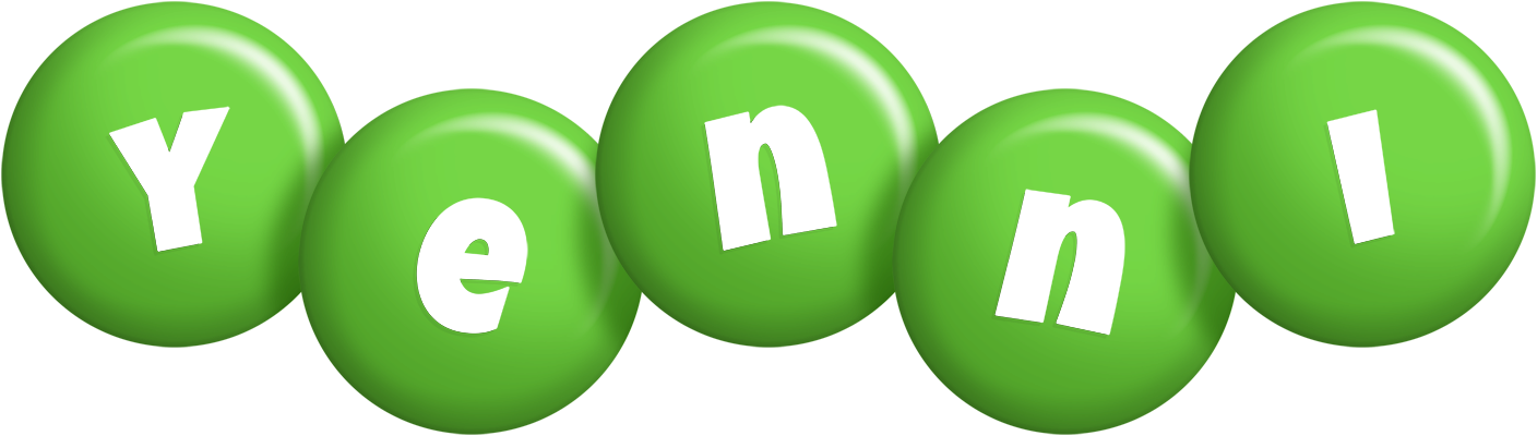Yenni candy-green logo