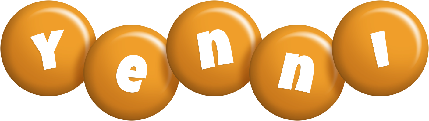 Yenni candy-orange logo