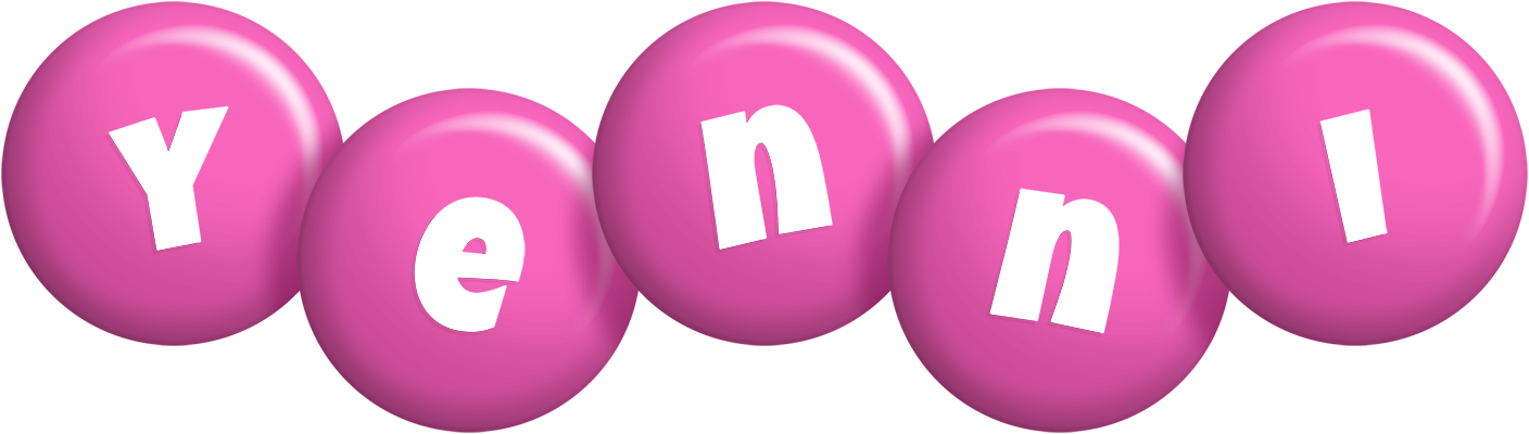 Yenni candy-pink logo