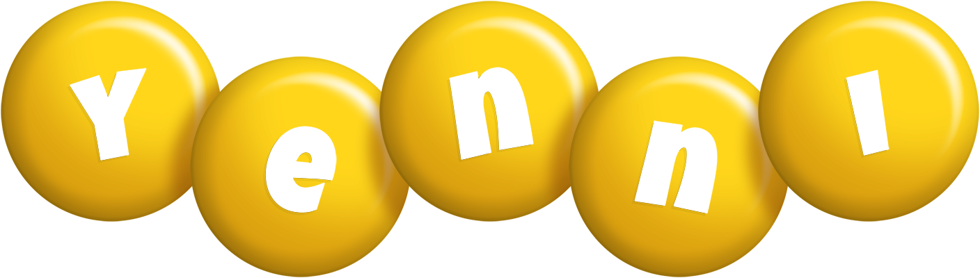 Yenni candy-yellow logo