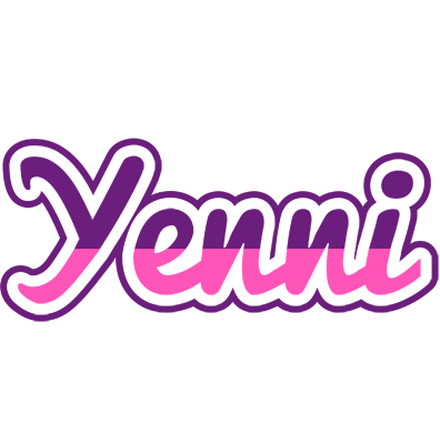 Yenni cheerful logo