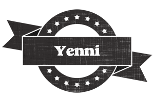 Yenni grunge logo