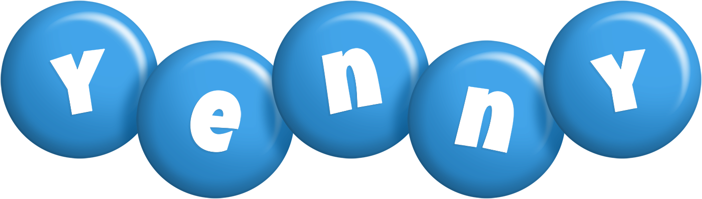 Yenny candy-blue logo