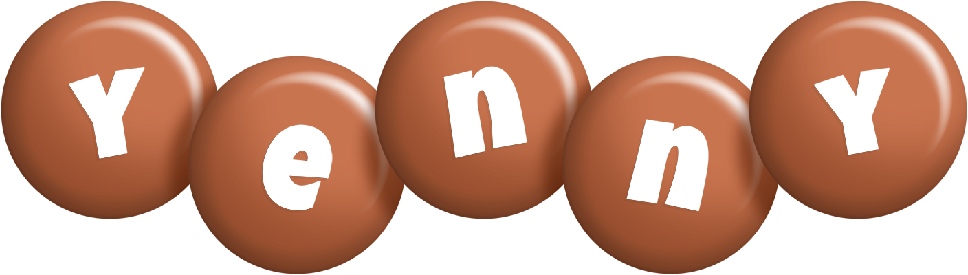 Yenny candy-brown logo