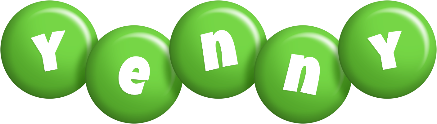 Yenny candy-green logo