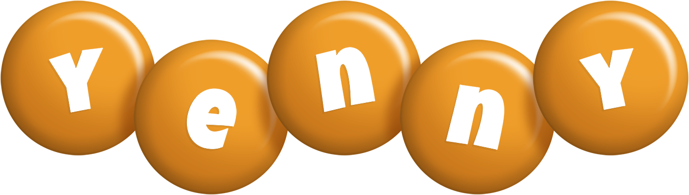 Yenny candy-orange logo