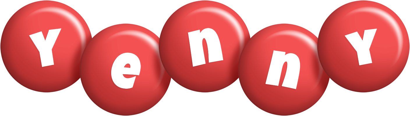 Yenny candy-red logo