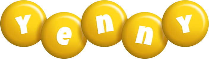 Yenny candy-yellow logo