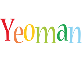 Yeoman birthday logo