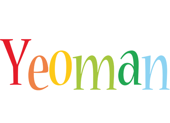 Yeoman birthday logo