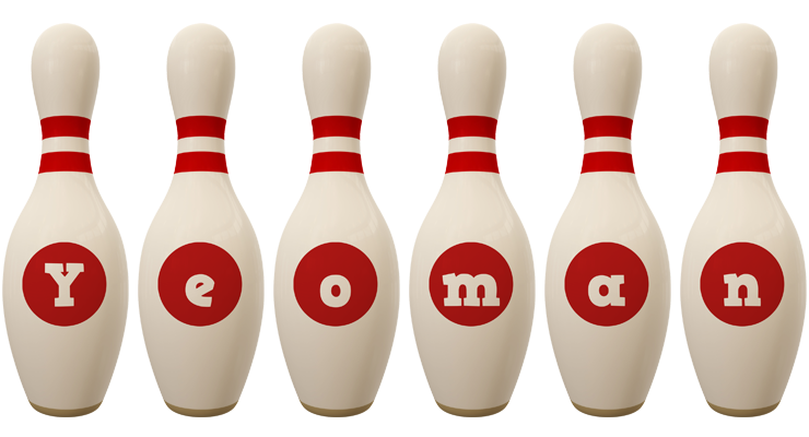 Yeoman bowling-pin logo