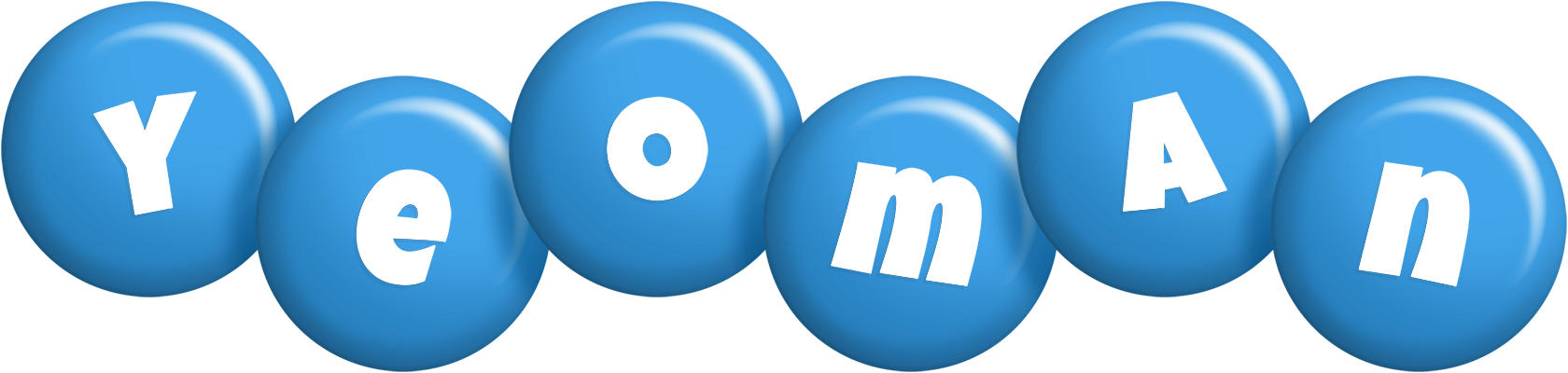 Yeoman candy-blue logo