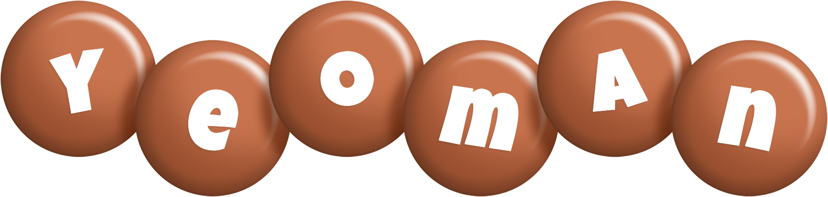 Yeoman candy-brown logo