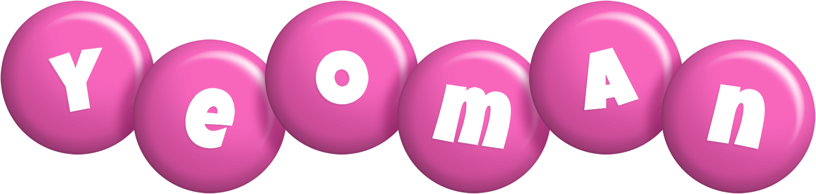 Yeoman candy-pink logo