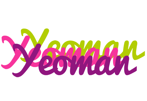 Yeoman flowers logo