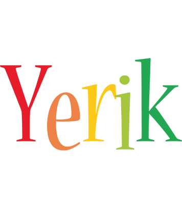 Yerik birthday logo